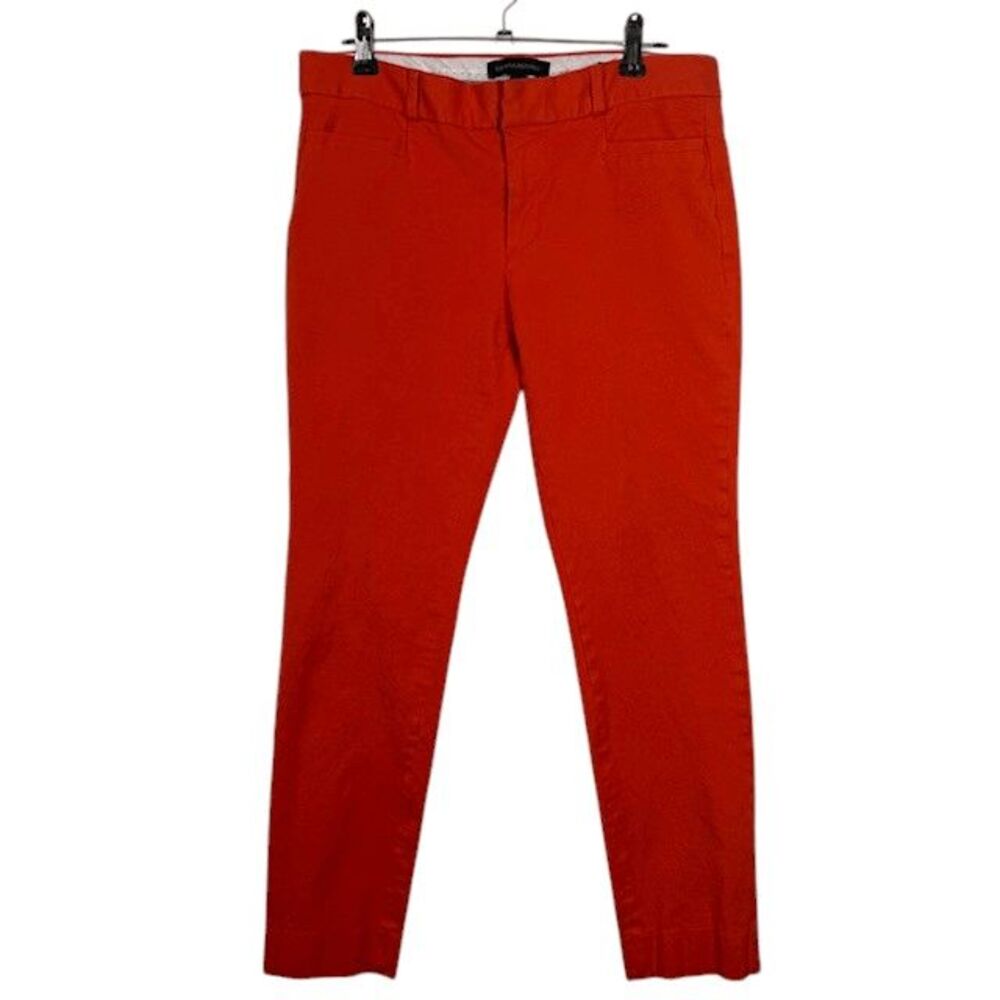 Banana Republic Sloan‎ Trouser Pants Stretch Pockets Orange Size 4